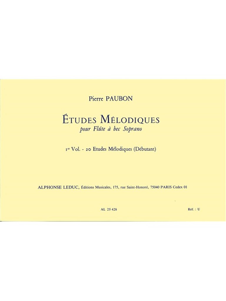 20 Etudes melodiques